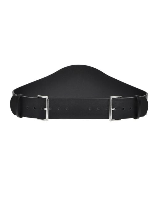 Haute Cuir Black Celess Wide Leather Belt