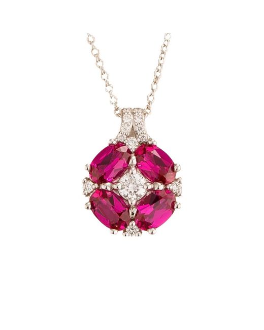 Juvetti Pink Pristi Necklace Ruby & Diamond