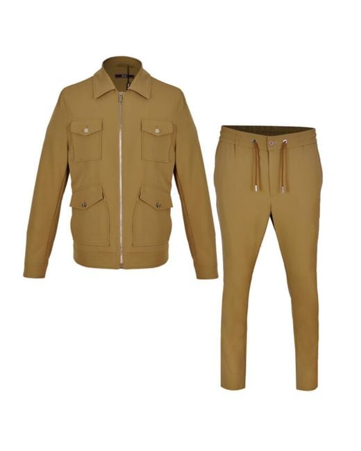 DAVID WEJ Green Ashford Trucker Set for men