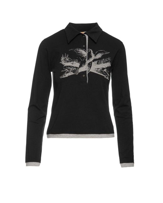 Conquista Black Top With A Print