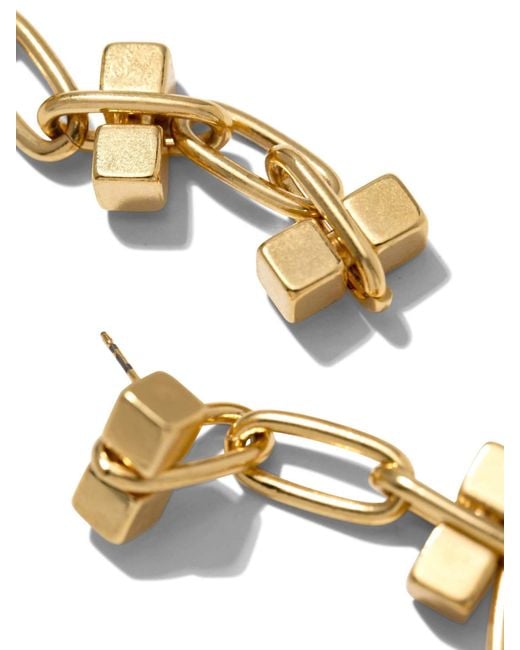 Jaredjamin Metallic Blockbuster Four Block Earrings
