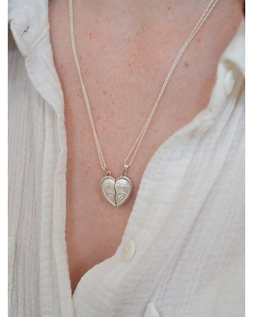 Déclarer Metallic Te Amo Necklace