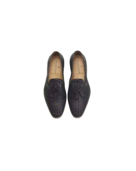 Mariano Shoes Blue Galé Loafers for men