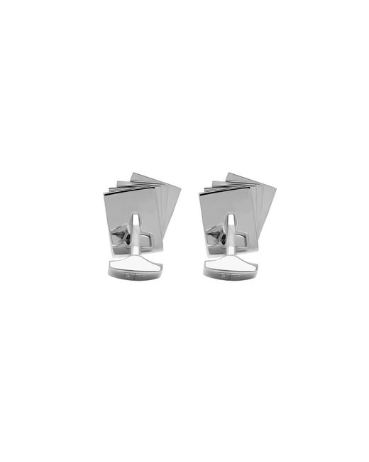 Tateossian White Playing Card Cufflinks for men