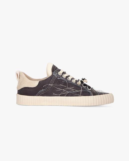 Springa | Unique Vulcanized Sneakers Italian Handmade Brown Wavy Olona Sneakers for men