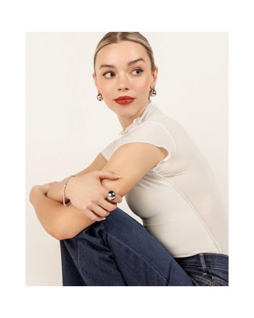 VIEA Metallic Maeve Dome Earrings