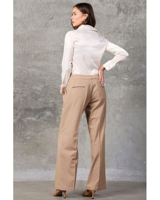 Madison / Savile Natural Ivory Regent Pleated Satin French Cuff