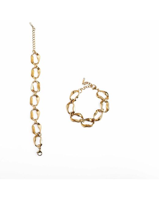Superdivajewellery Metallic Golden Coast Bracelet