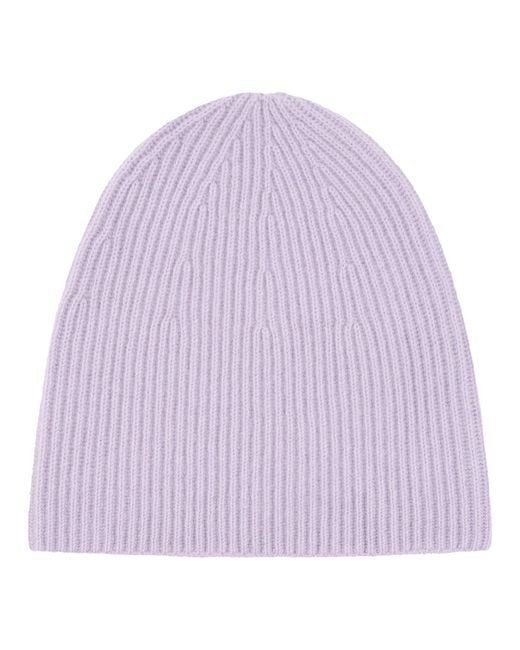 Loop Cashmere Purple Cashmere Beanie