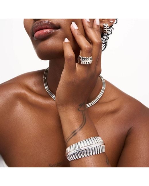 Stone Fruit White Barrel Cuff