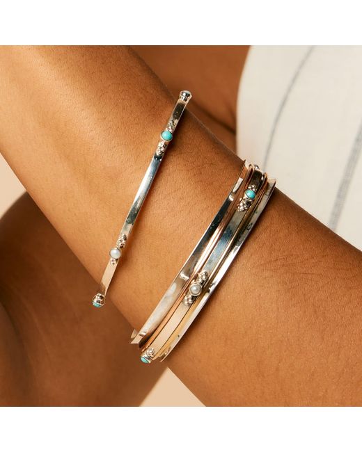 Charlotte's Web Jewellery Metallic Rajput Serenity Stacking Bangle