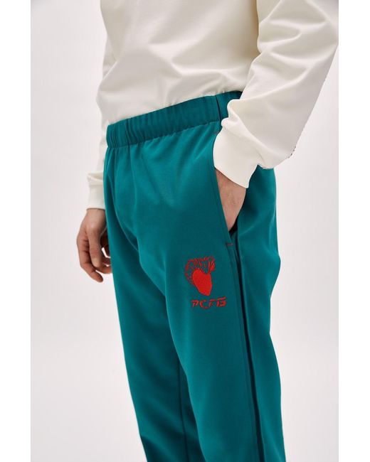 Pcfg Green Woven Track Pant for men