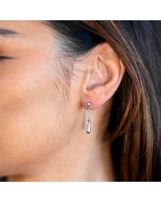 Lucy Quartermaine Pink Short Drop Earrings