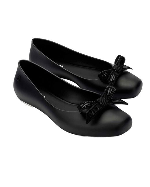 Melissa Black Aura Basic M Lover Ballet Flats