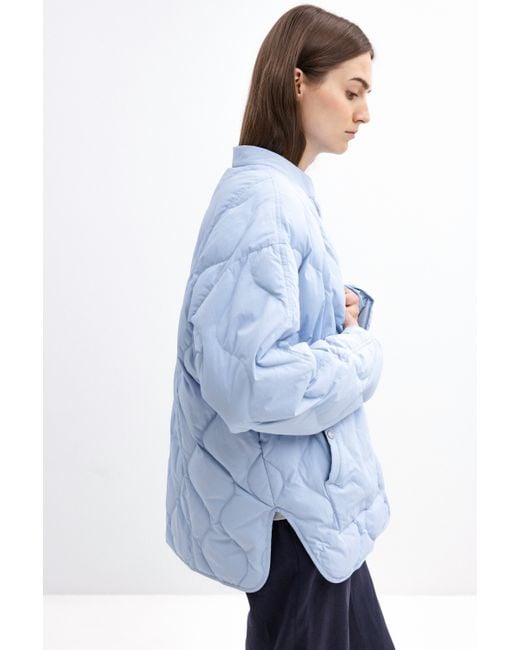 InAvati Blue Oversized Sky Down Jacket