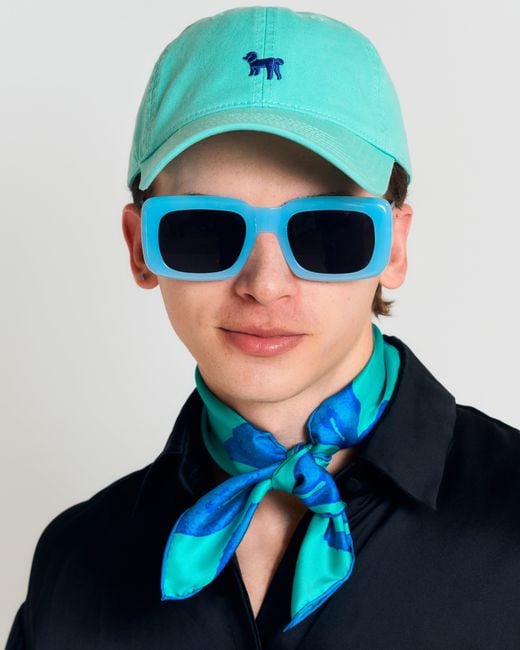 Lost Pattern Green Pan Pan Baseball Cap