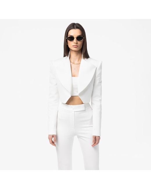 Mandragora White Vanya Ecru Blazer
