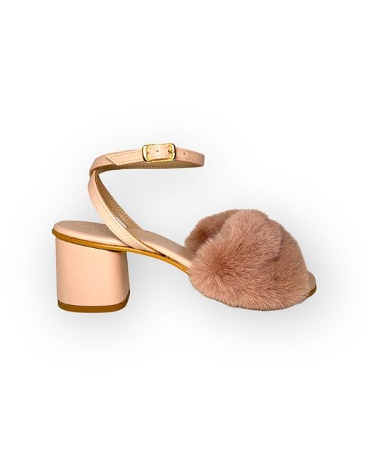 DAMAPREZIOSA Brown Neutrals Camilla Sandal