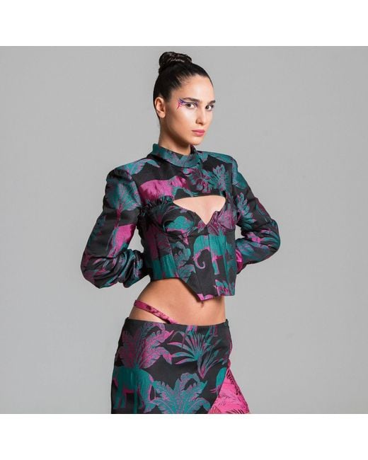 Psychedelic Overdose. Blue Zoo Corset