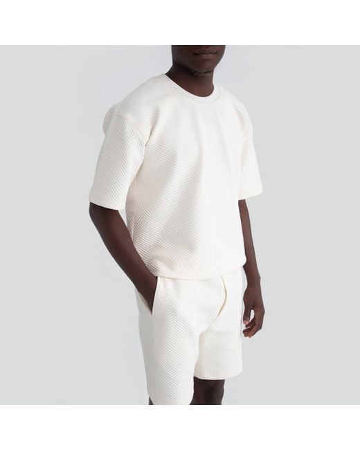 Maui X Lolita White Omni Off- Shorts Set for men