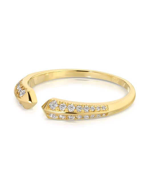 Maya Brenner Metallic Open Diamond Ring