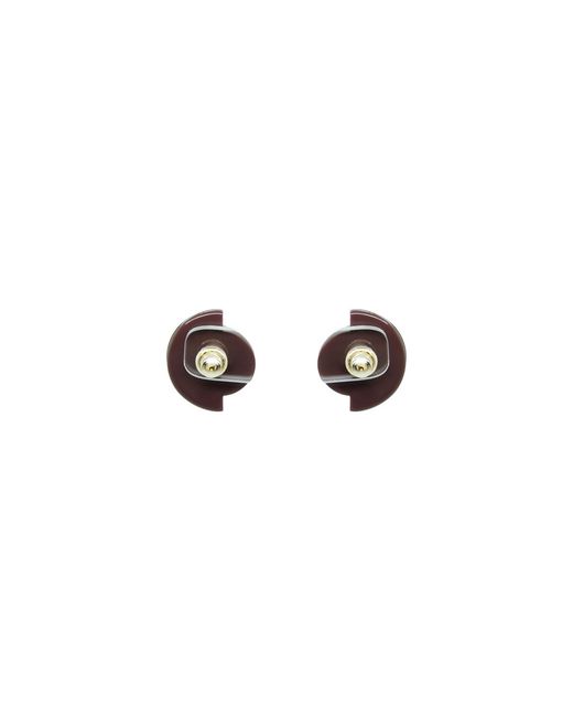 Gissa Bicalho Metallic Acrylic Handmade Earring Short Empire