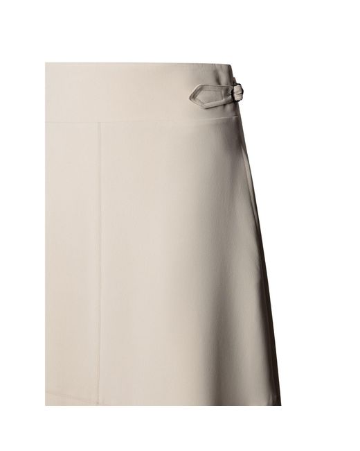 The Extreme Collection Natural Neutrals Flared Midi Skirt