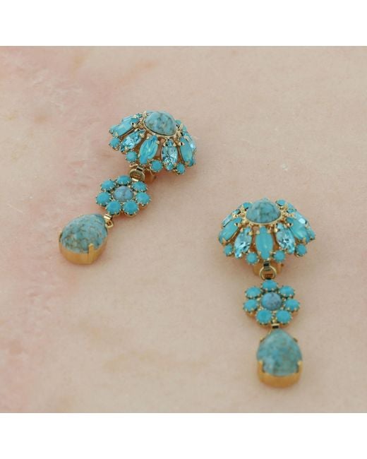 Otazu Green Oceana Earclips