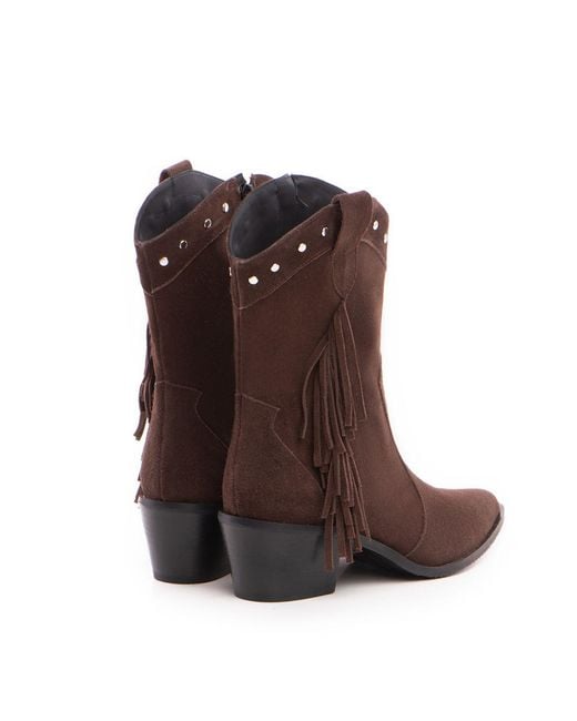 The 5Th Element Brown Dakota Mini Suede