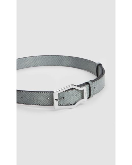 PREVU Gray Karel Belt Midi
