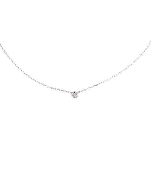 BLOOMTINE | Earth Angel HQ Metallic Illuminess Sterling 'The Light Inside You' Single Moissanite Stone Choker
