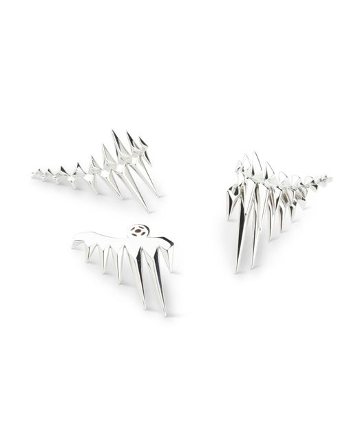 Kasun Metallic Sea Glacier Earrings