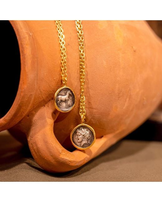 Ece London Metallic The Campania Coin Necklace