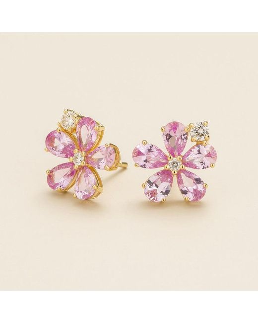 Juvetti Pink Florea Earrings