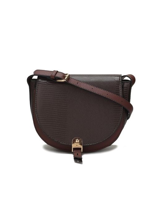 Mkf Collection - J'omor Black Adalyn Embossed Crossbody Bag