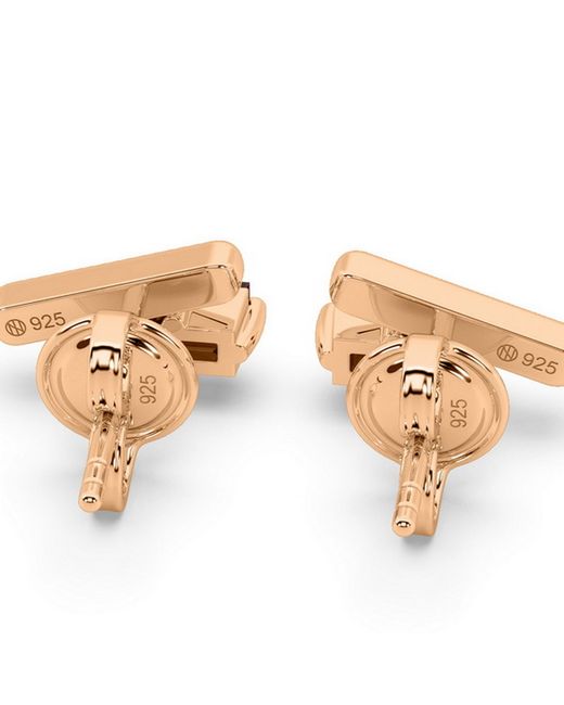 Onia Brown Ruby Bar Studs