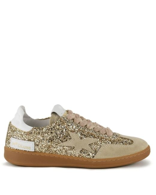 Keith Scarrott Shoes Brown Bitetto Glitter Trainer
