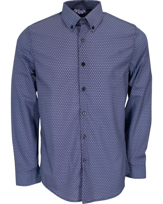 Lords of Harlech Blue Morris Balls Shirt for men