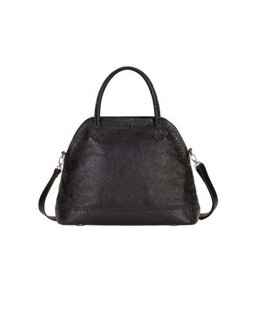 Jodi Lee Black Mini Queen Peacock Bag