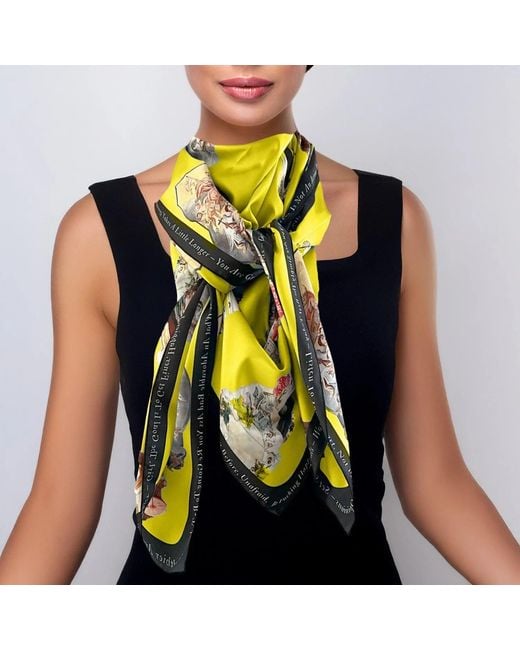 Maxjenny Yellow Scarf