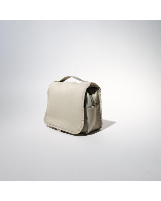 Pop Ups Brand White Toiletry Bag Taupe