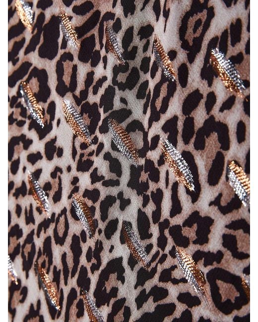 Rose & Nancy Brown Sienna Animal Print Skirt