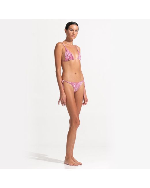 Morrato Bali Pink Claudia Bikini Bottom Topographical