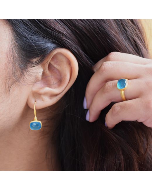 GEM BAZAAR Blue Paradise Ring
