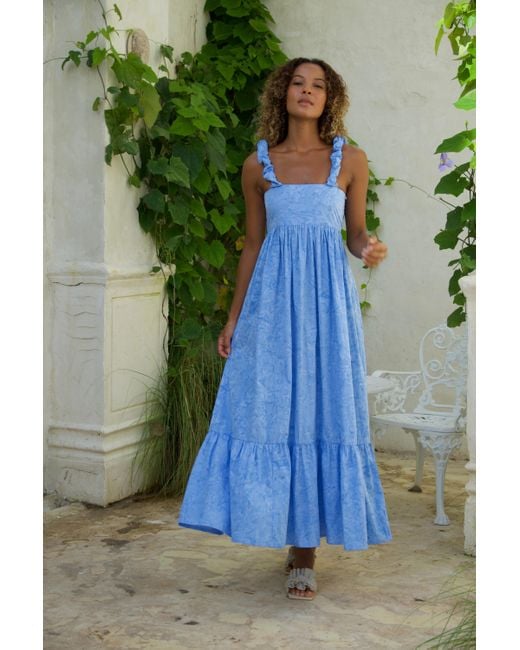 puka Blue Petal Bonito Dress