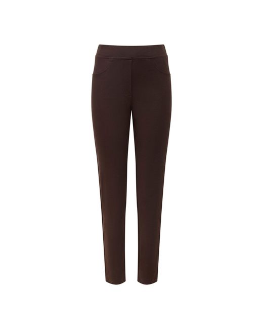 James Lakeland Brown Cigarette Trousers