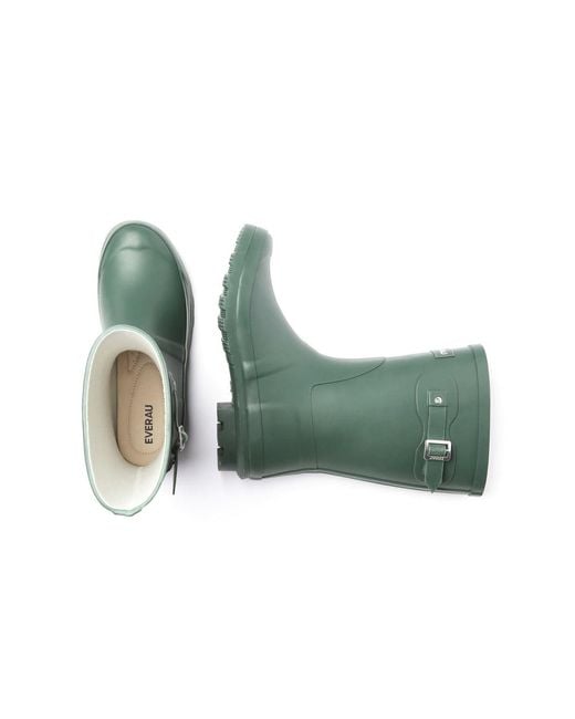 EverAu Australia Green Penguin Mid-Calf Gumboots
