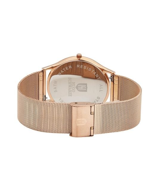 Bermuda Watch Company Metallic Hugo Schwarze Theodore, & Slim Interchangeable Watch for men