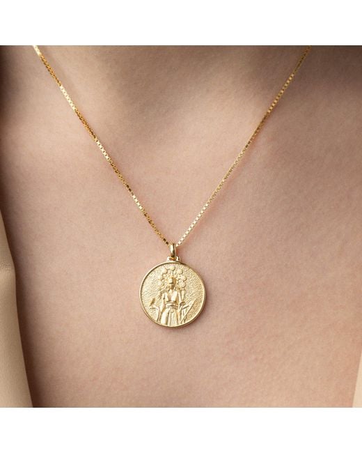 Vermaye Switzerland Metallic Circe Necklace Vermeil Boxchain