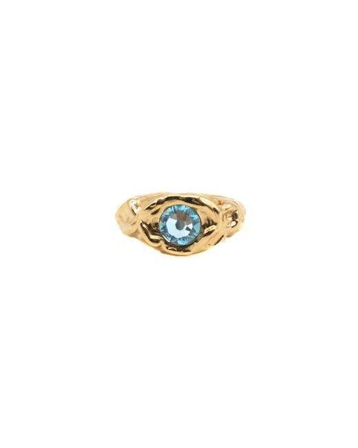 Casa Cala Metallic Cala Aquamarina- Ring